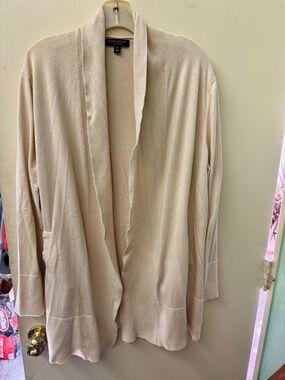 Banana Republic Ivory Cardigan Sweater